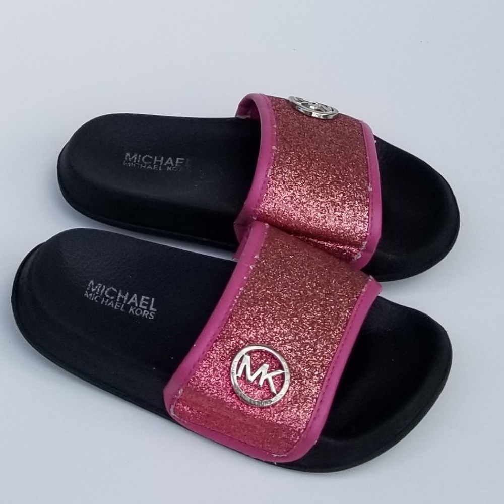 Michael Kors Toddler Pink Slides Sandals Size 12